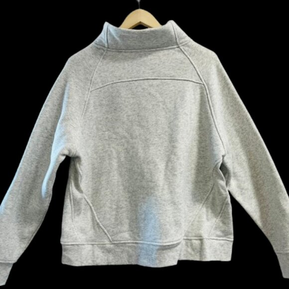 Danskin Grey Quarter Zip Sweater - XL - Picture 2 of 2